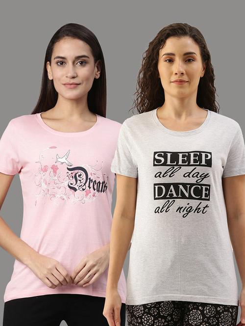 pack of 2 round neck t-shirt - 20649789 - Very Small Image - 1