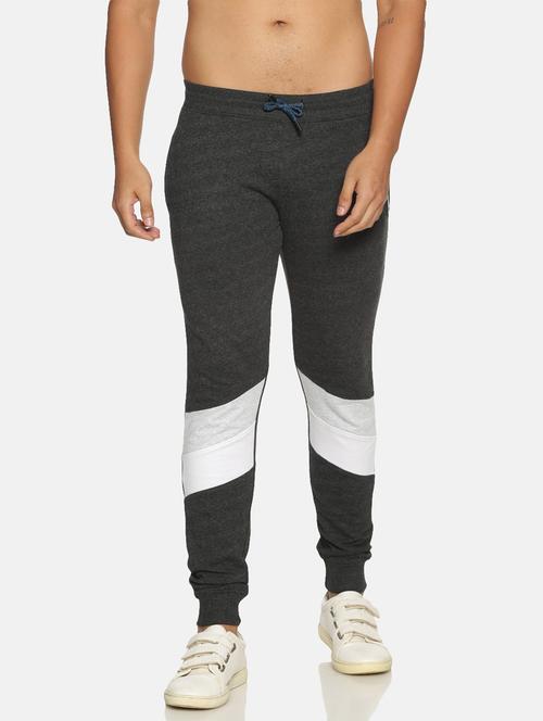 men color block full length jogger track pant - 20650137 - Very Small Image - 1
