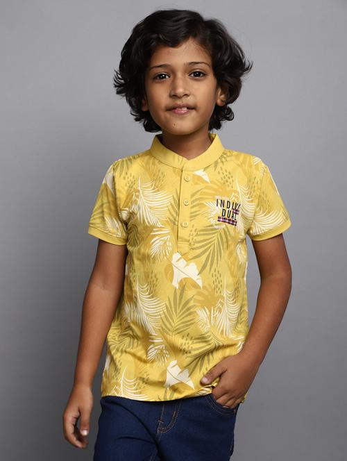 yellow cotton t-shirt - 20651712 - Very Small Image - 1