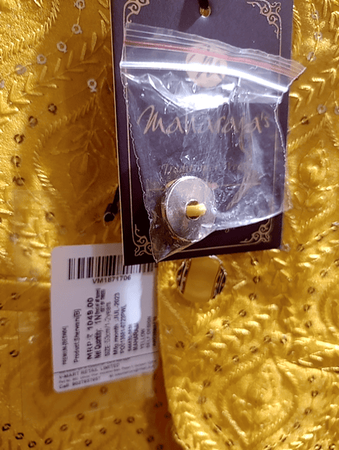 yellow poly silk kurtas & kurta set - 20653215 - Very Small Image - 1