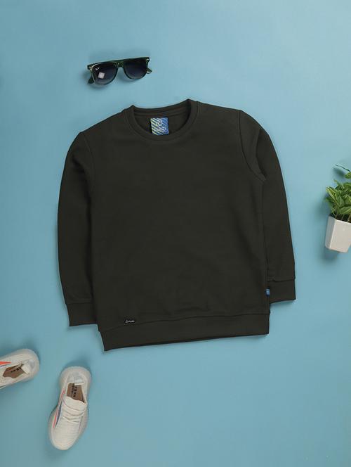 green solids round neck t-shirts - 20654174 - Very Small Image - 1