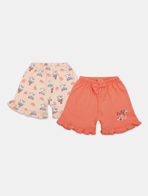kids pack of 2 printed shorts - 20660134 - Very Small Image - 1