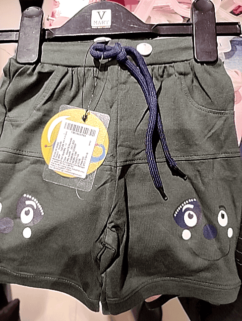 olive single jersey shorts & three fourth - 20660356 - Very Small Image - 1