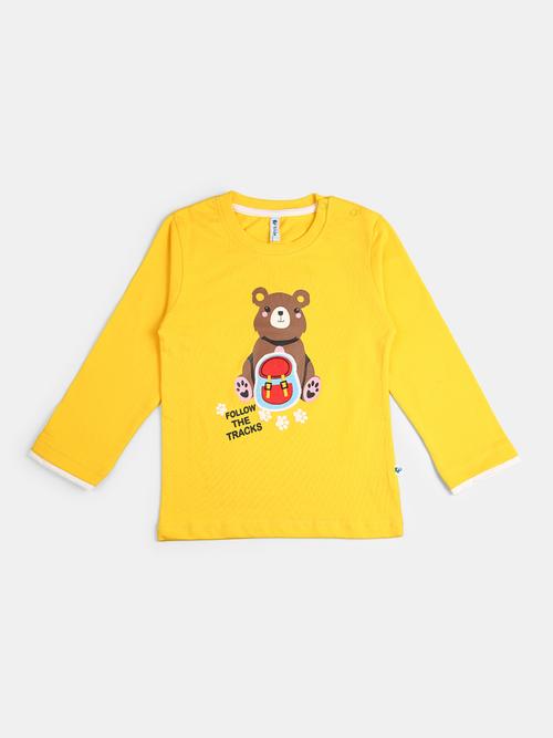 yellow cotton single jersey tshirt - 20660736 - Very Small Image - 1