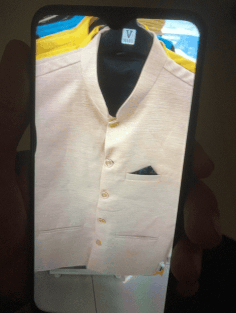 beige poly cotton nehru jacket - 20663856 - Very Small Image - 1