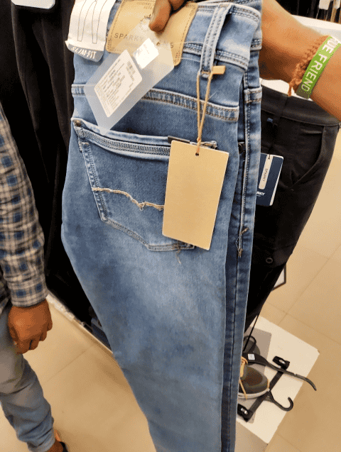 assorted cotton knitted denim jeans - 20665415 - Very Small Image - 1