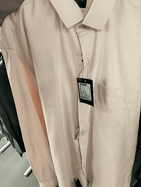 orange poly cotton formal shirt - 20668391 - Very Small Image - 1