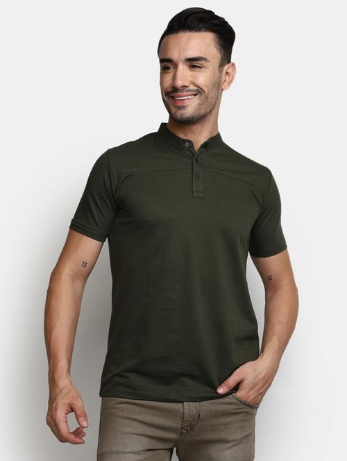 men short sleeve solid regular t-shirt - 20669125 - Very Small Image - 1