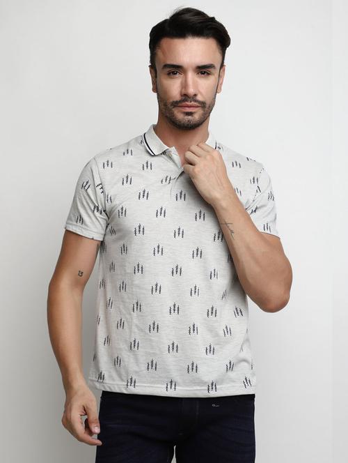 men polo neck printed t-shirt - 20669704 - Very Small Image - 1