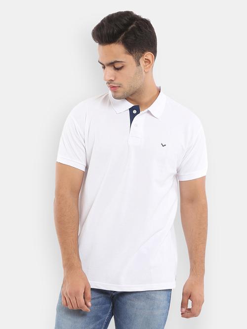 men polo neck plain t-shirt - 20669737 - Very Small Image - 1