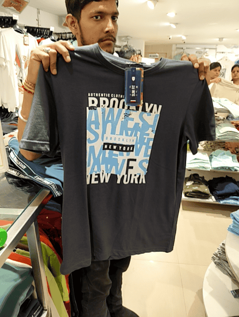 dark grey poly cotton tshirt - 20671206 - Very Small Image - 1