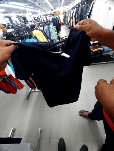 navy blue polyester tshirt - 20671267 - Very Small Image - 1