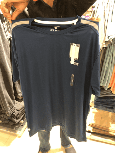 navy blue polyester tshirt - 20671346 - Very Small Image - 1