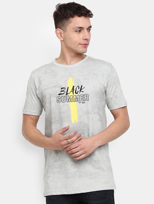 men chest print short sleeves t-shirt - 20671677 - Very Small Image - 1