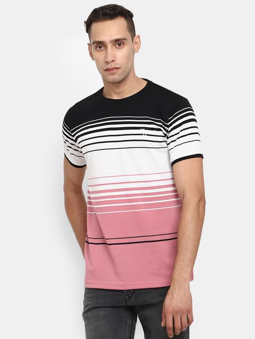 men stripes short sleeves t-shirt - 20671692 - Very Small Image - 1