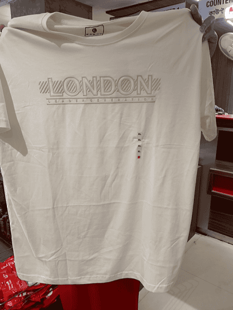 off white cotton single jersey tshirt - 20673180 - Very Small Image - 1