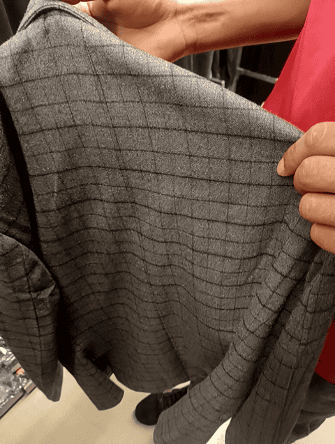 dark grey tweed casual blazer - 20673204 - Very Small Image - 1