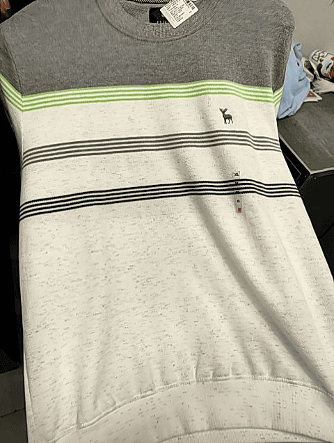 ecru melange polyester cotton fleece sweatshirt - 20674702 - Very Small Image - 1