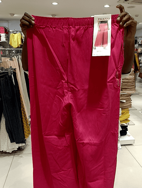 fuchsia rayon palazzo - 20674945 - Very Small Image - 1
