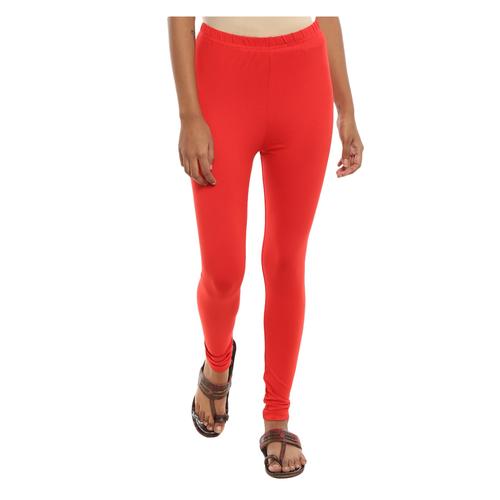 red viscose churidars & leggings - 20675012 - Very Small Image - 1
