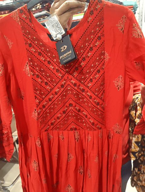 red rayon kurta - 20676372 - Very Small Image - 1