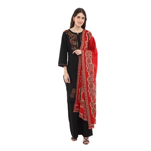 red acrylic shawl - 20676908 - Very Small Image - 1