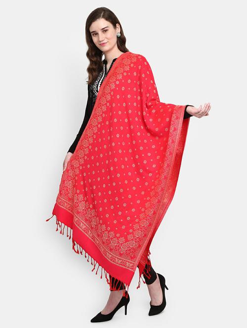 fuchsia viscose stole - 20677713 - Very Small Image - 1