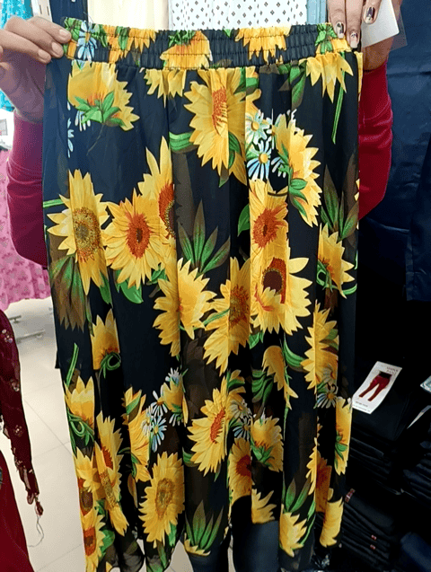 assorted georgette skirt - 20680152 - Very Small Image - 1