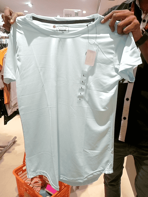 light blue polyester tshirt - 20680920 - Very Small Image - 1