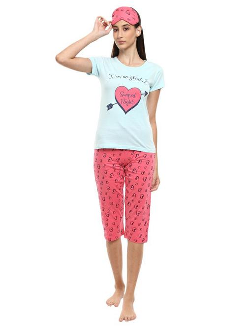 light blue cotton nightwear - 20682827 - Very Small Image - 1