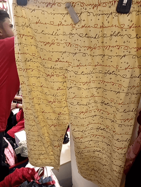 light yellow poly cotton single jersey capris - 20682945 - Very Small Image - 1