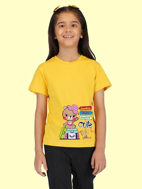 yellow graphic short sleeve t-shirt - 20683111 - Very Small Image - 1