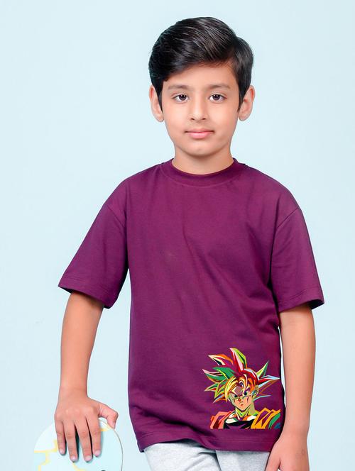 boys placement print cotton t-shirt - 20683407 - Very Small Image - 1