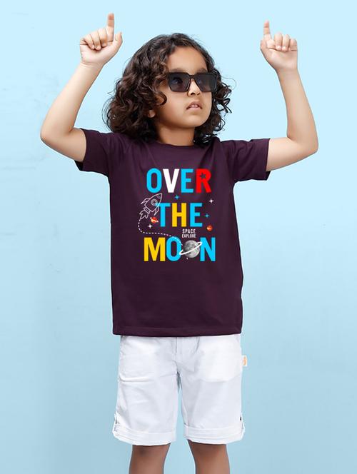boys front print short sleeve t-shirt - 20683540 - Very Small Image - 1
