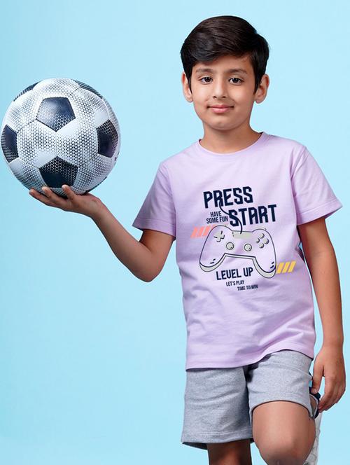 boys front print short sleeve t-shirt - 20683560 - Very Small Image - 1