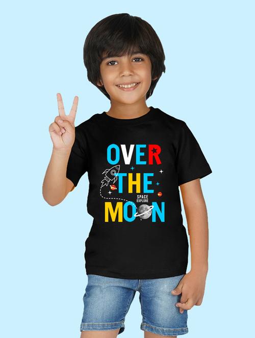 boys front print short sleeve t-shirt - 20683589 - Very Small Image - 1