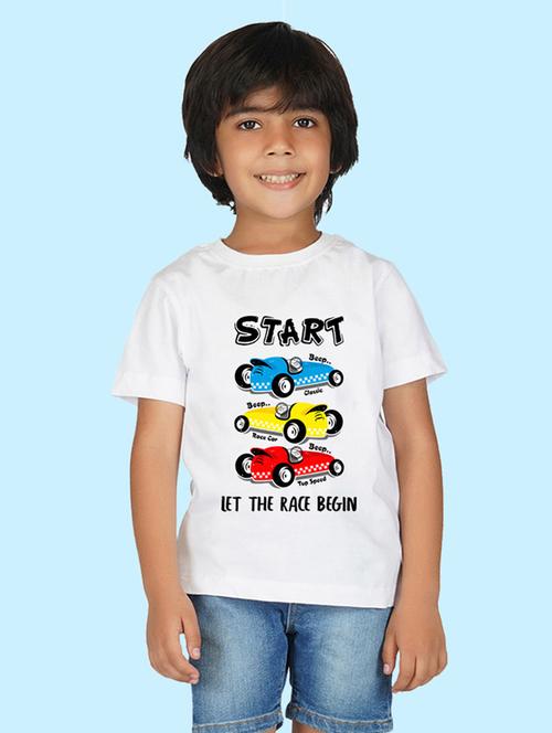 boys front print short sleeve t-shirt - 20683593 - Very Small Image - 1