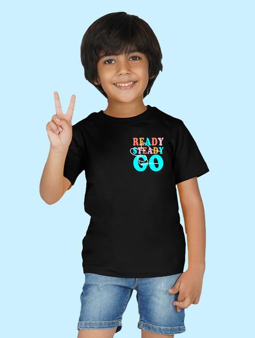 boys placement print cotton t-shirt - 20683599 - Very Small Image - 1