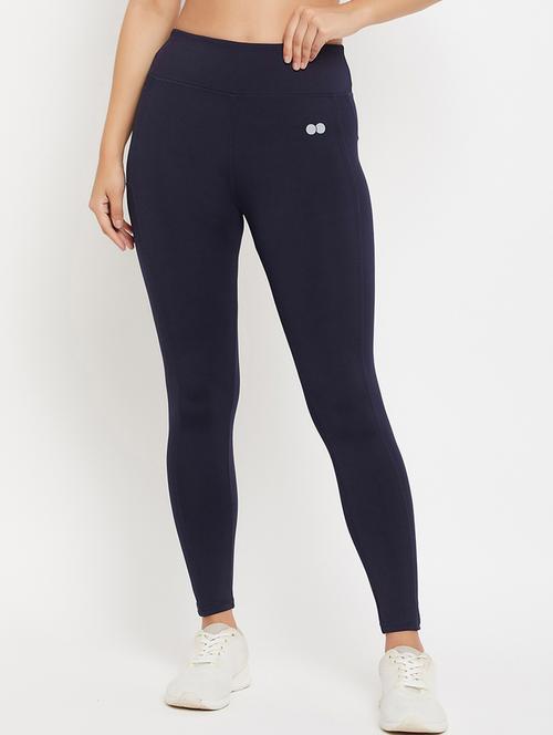 women's solid high rise tight - 20684008 - Very Small Image - 1