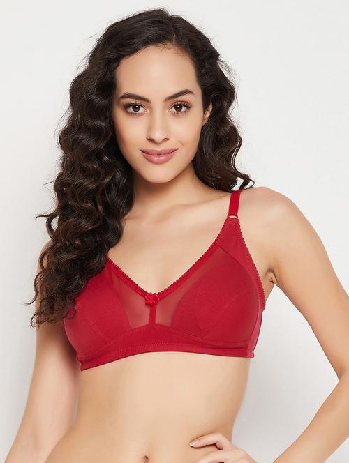 women red solid t-shirt bra - 20684148 - Very Small Image - 1