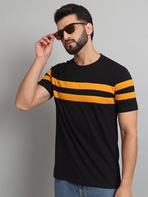 black cotton blend t-shirt - 20684201 - Very Small Image - 1