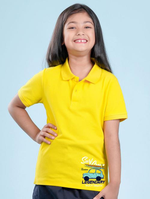 girls placement print cotton tee - 20684379 - Very Small Image - 1