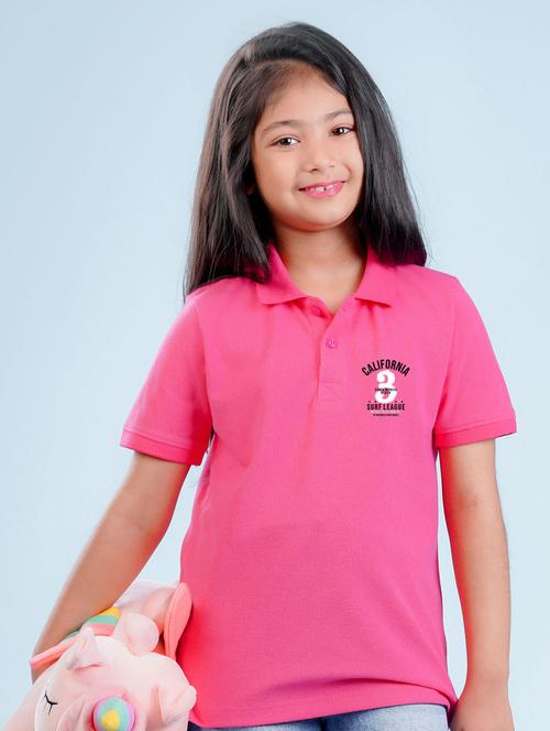 girls placement print cotton tee - 20684393 - Very Small Image - 1