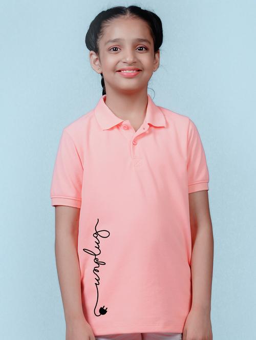 girls placement print cotton tee - 20684402 - Very Small Image - 1