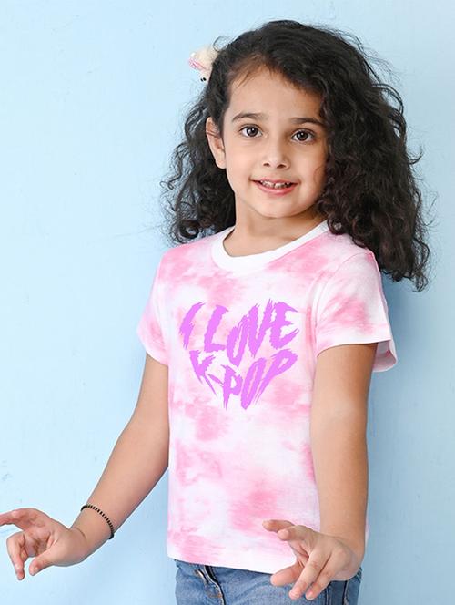 girls round neck short sleeve tee - 20684431 - Very Small Image - 1