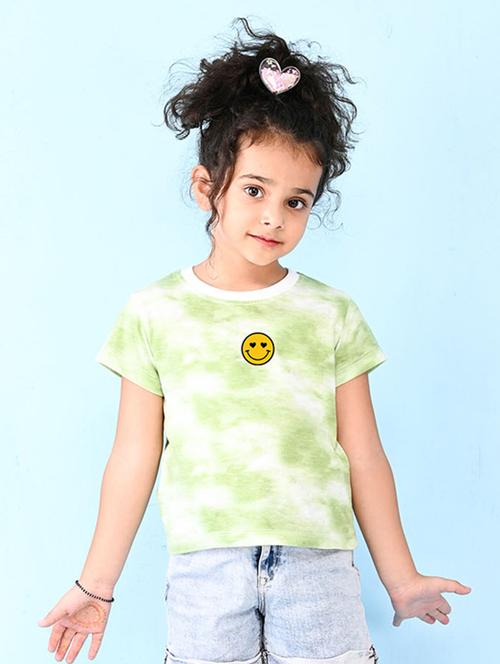 girls round neck short sleeve tee - 20684442 - Very Small Image - 1