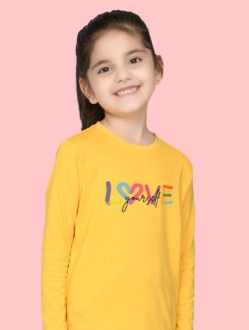 girls round neck long sleeve tee - 20684475 - Very Small Image - 1