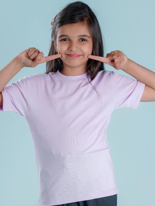 girls typographic printed round neck regular tee - 20684709 - Very Small Image - 1
