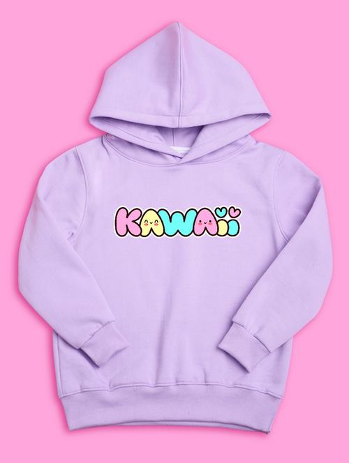 kids back print woolen hooded sweatshirt - 20684860 - Very Small Image - 1
