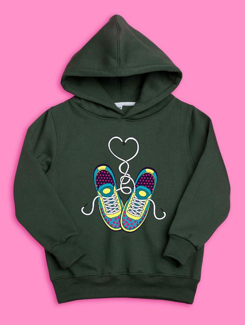 green hooded neck sweatshirts - 20684873 - Very Small Image - 1